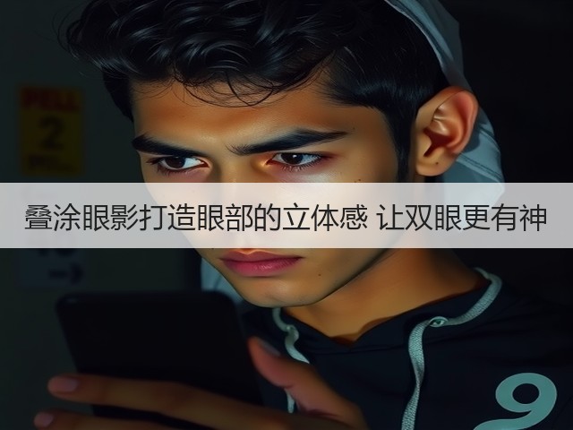 叠涂眼影打造眼部的立体感 让双眼更有神(图1)