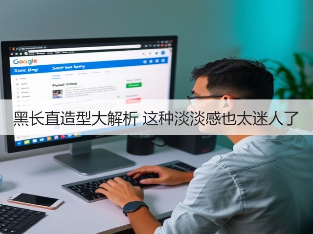 黑长直造型大解析 这种淡淡感也太迷人了(图3)