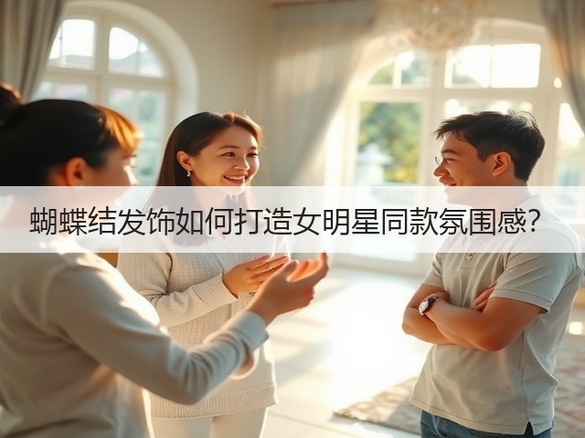 蝴蝶结发饰如何打造女明星同款氛围感？(图1)