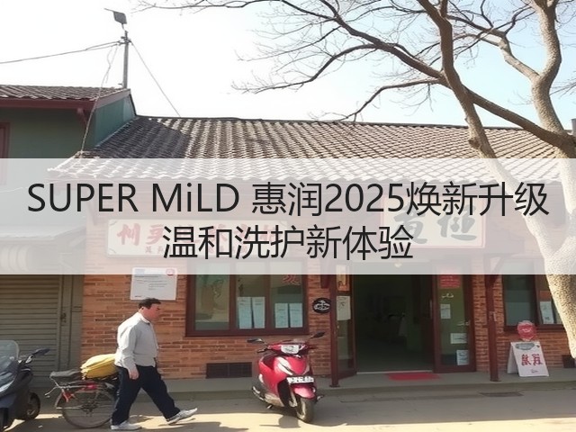 SUPER MiLD 惠润2025焕新升级 温和洗护新体验(图2) SUPER MiLD 惠润2025焕新升级 温和洗护新体验(图2)