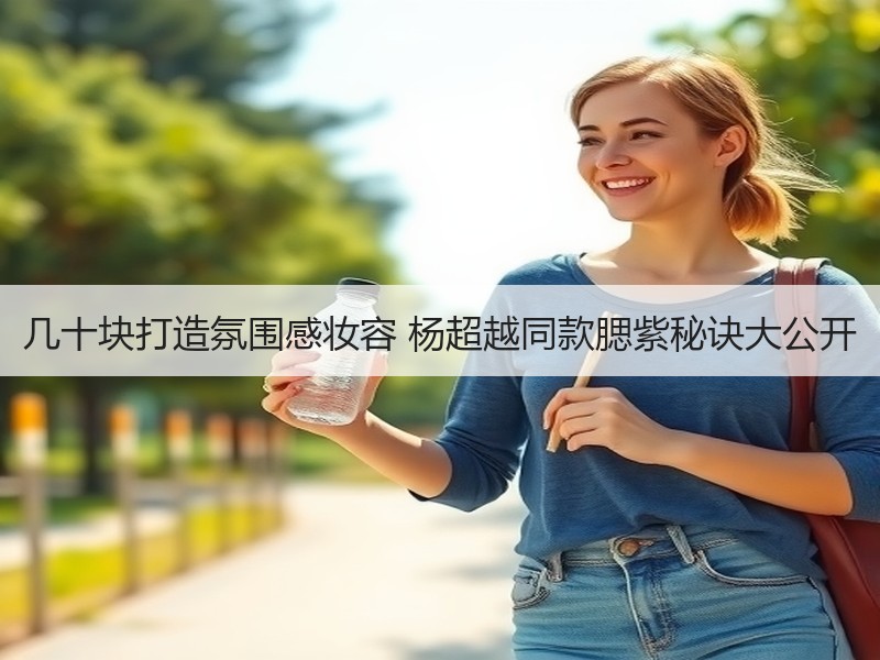 几十块打造氛围感妆容 杨超越同款腮紫秘诀大公开
