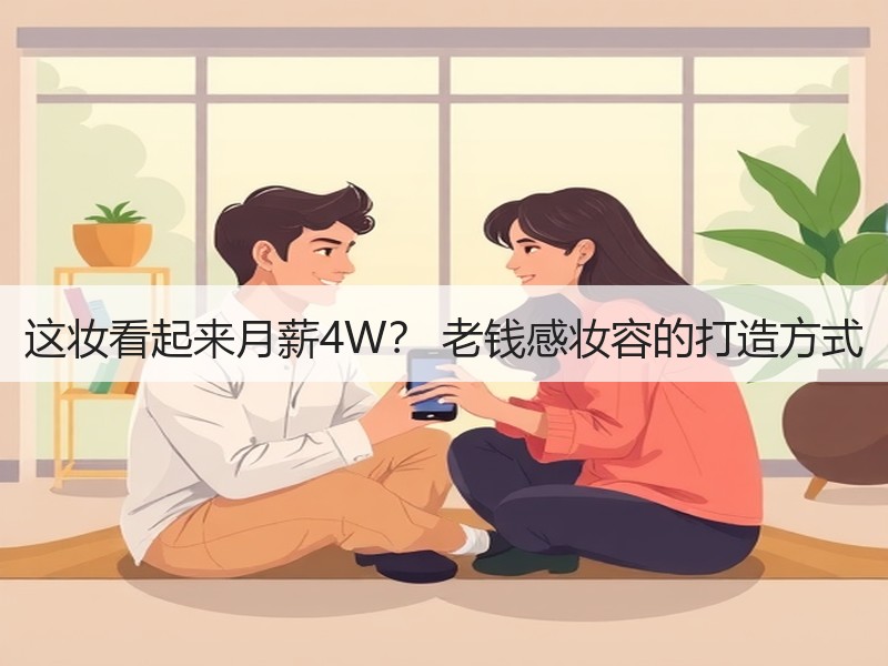 这妆看起来月薪4W？ 老钱感妆容的打造方式