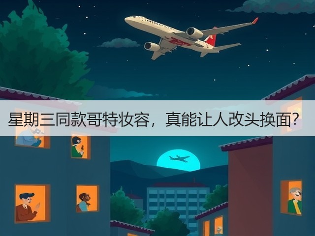星期三同款哥特妆容，真能让人改头换面？(图3)