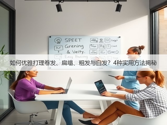 如何优雅打理卷发、扁塌、粗发与白发？4种实用方法揭秘(图1)