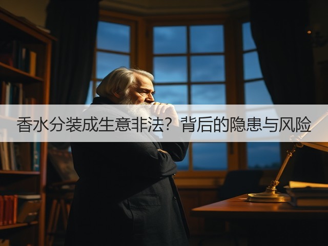 香水分装成生意非法?背后的隐患与风险(图2) 香水分装成生意非法?背后的隐患与风险(图2)