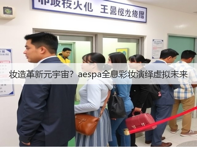 妆造革新元宇宙？aespa全息彩妆演绎虚拟未来(图1)