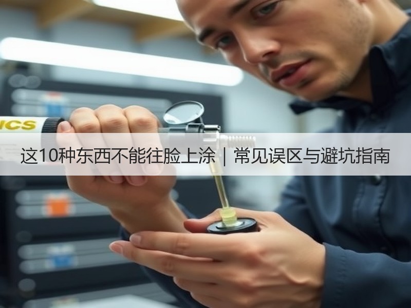 这10种东西不能往脸上涂｜常见误区与避坑指南