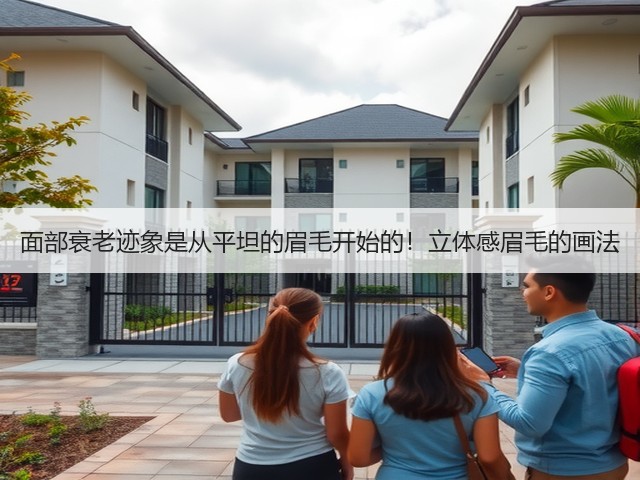 面部衰老迹象是从平坦的眉毛开始的！立体感眉毛的画法(图1)