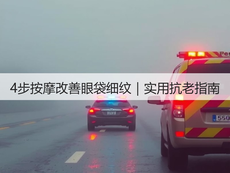 4步按摩改善眼袋细纹｜实用抗老指南
