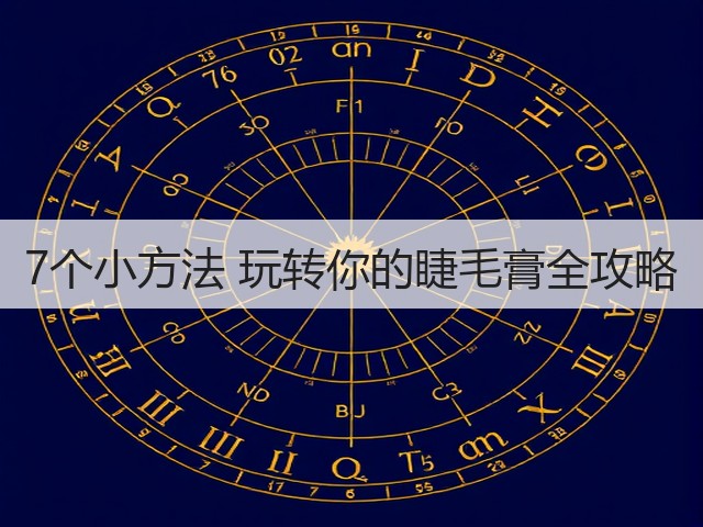 7个小方法 玩转你的睫毛膏全攻略(图3) 7个小方法 玩转你的睫毛膏全攻略(图3)