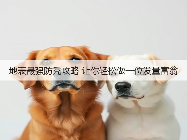 地表最强防秃攻略 让你轻松做一位发量富翁(图2) 地表最强防秃攻略 让你轻松做一位发量富翁(图2)