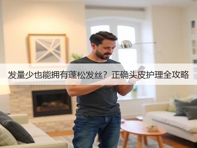 发量少也能拥有蓬松发丝？正确头皮护理全攻略(图3)