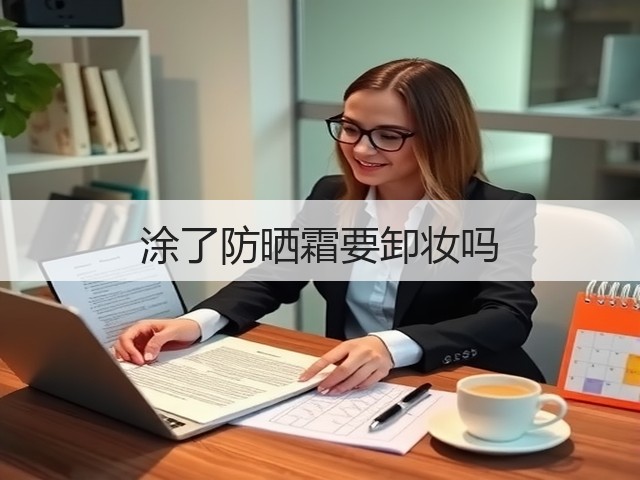 涂了防晒霜要卸妆吗(图2)