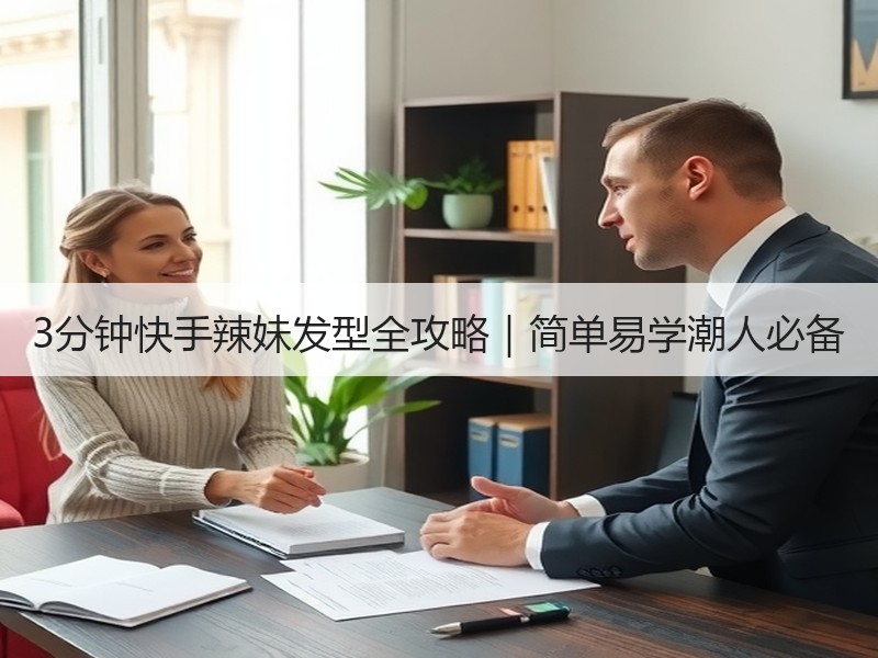 3分钟快手辣妹发型全攻略｜简单易学潮人必备