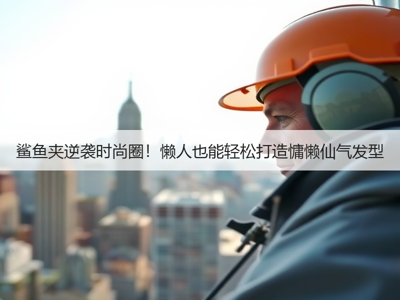 鲨鱼夹逆袭时尚圈！懒人也能轻松打造慵懒仙气发型