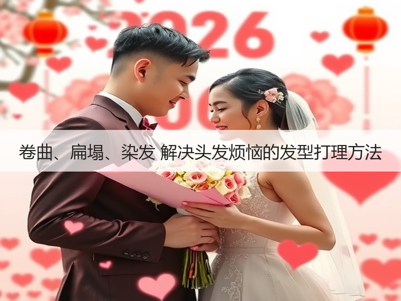 卷曲、扁塌、染发 解决头发烦恼的发型打理方法