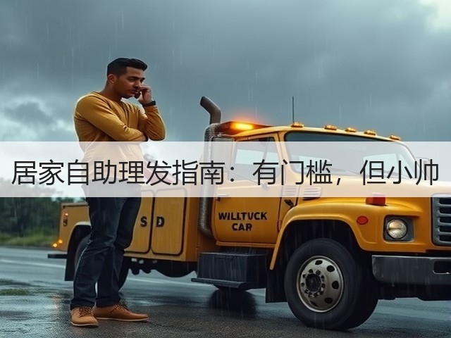 居家自助理发指南:有门槛,但小帅(图2) 居家自助理发指南:有门槛,但小帅(图2)