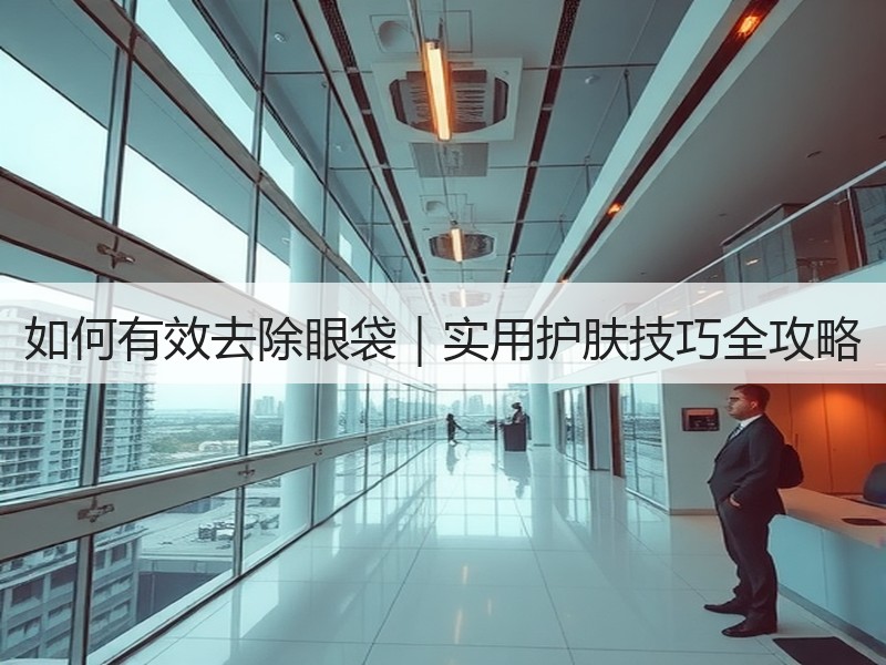 如何有效去除眼袋｜实用护肤技巧全攻略