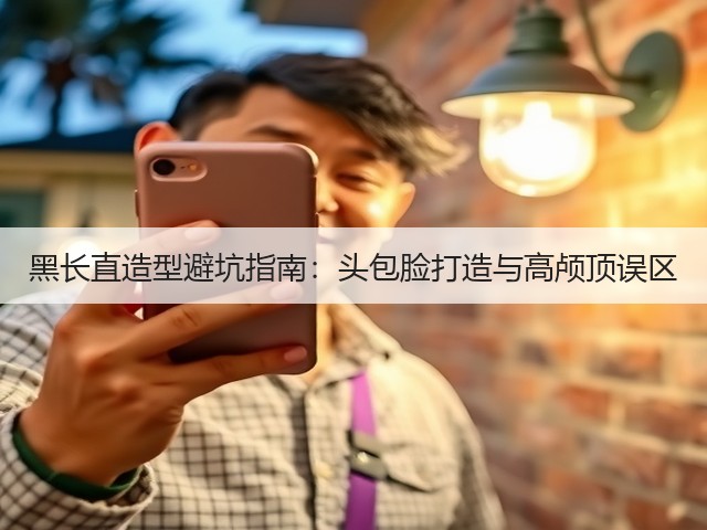 黑长直造型避坑指南:头包脸打造与高颅顶误区(图3) 黑长直造型避坑指南:头包脸打造与高颅顶误区(图3)
