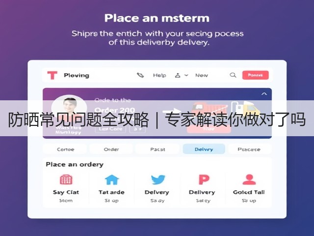 防晒常见问题全攻略|专家解读你做对了吗(图3) 防晒常见问题全攻略|专家解读你做对了吗(图3)
