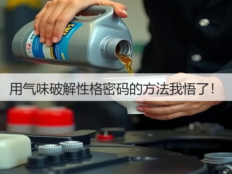 用气味破解性格密码的方法我悟了！