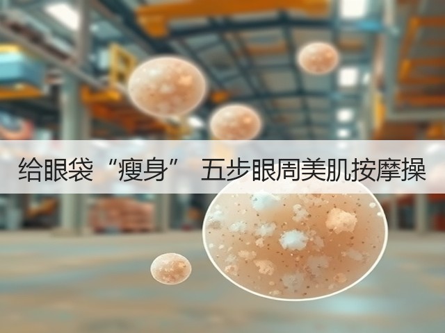 给眼袋“瘦身” 五步眼周美肌按摩操(图1) 给眼袋“瘦身” 五步眼周美肌按摩操(图1)