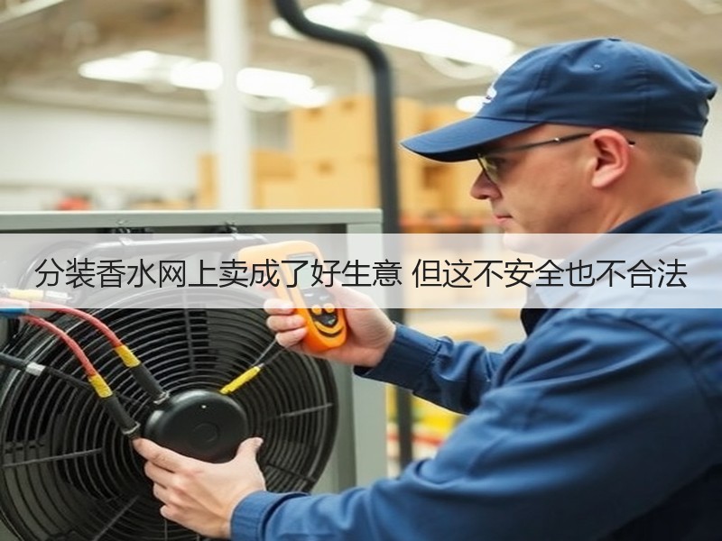 分装香水网上卖成了好生意 但这不安全也不合法
