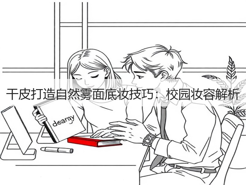 干皮打造自然雾面底妆技巧：校园妆容解析