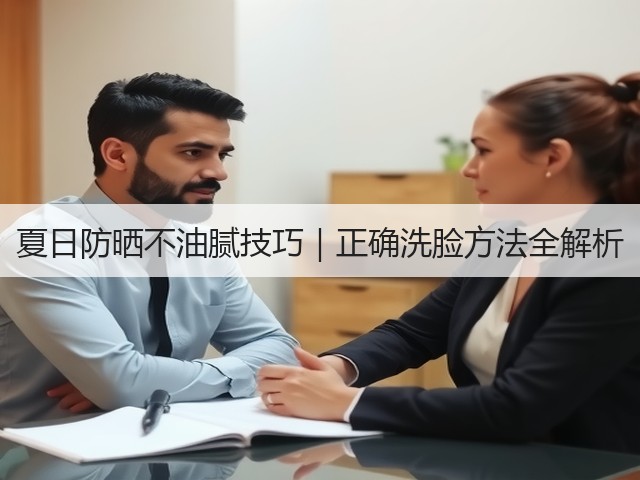 夏日防晒不油腻技巧|正确洗脸方法全解析(图1) 夏日防晒不油腻技巧|正确洗脸方法全解析(图1)
