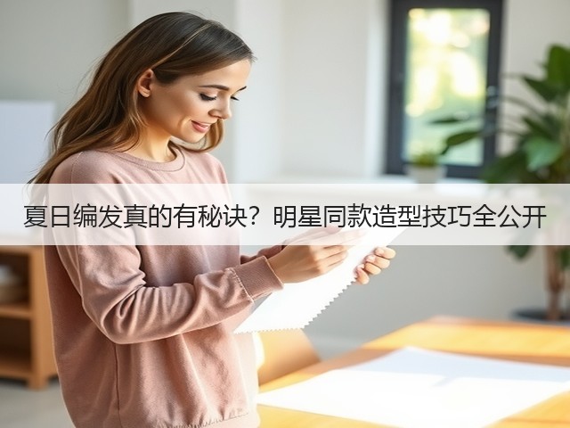 夏日编发真的有秘诀?明星同款造型技巧全公开(图1) 夏日编发真的有秘诀?明星同款造型技巧全公开(图1)