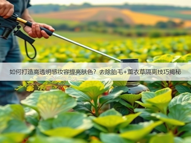 如何打造高透明感妆容提亮肤色？去除胎毛+薰衣草隔离技巧揭秘(图2)