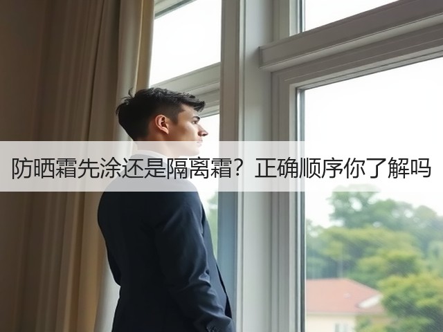 防晒霜先涂还是隔离霜?正确顺序你了解吗(图2) 防晒霜先涂还是隔离霜?正确顺序你了解吗(图2)