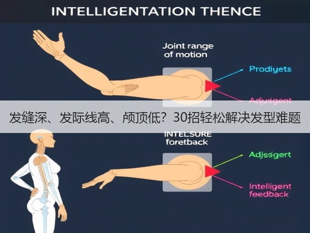 发缝深、发际线高、颅顶低?30招轻松解决发型难题(图3) 发缝深、发际线高、颅顶低?30招轻松解决发型难题(图3)