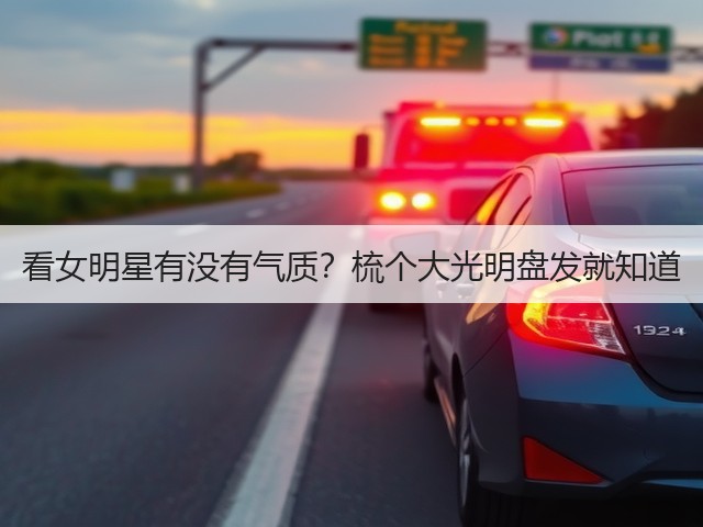 看女明星有没有气质？梳个大光明盘发就知道(图1)