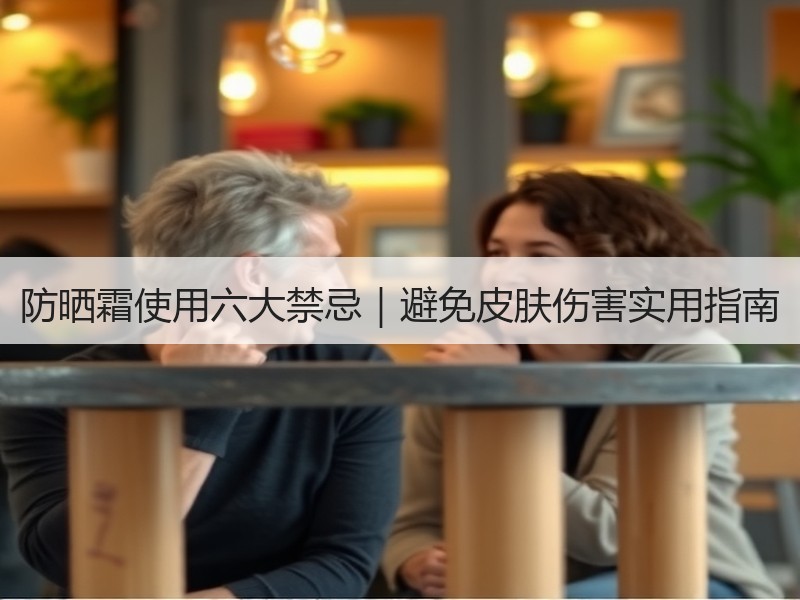 防晒霜使用六大禁忌｜避免皮肤伤害实用指南