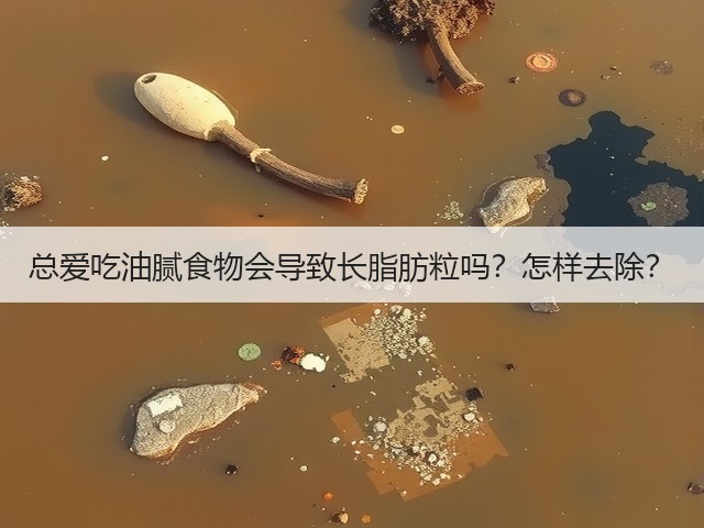 总爱吃油腻食物会导致长脂肪粒吗?怎样去除?(图3) 总爱吃油腻食物会导致长脂肪粒吗?怎样去除?(图3)