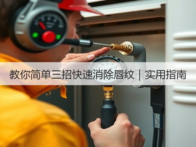 教你简单三招快速消除唇纹｜实用指南(图3)