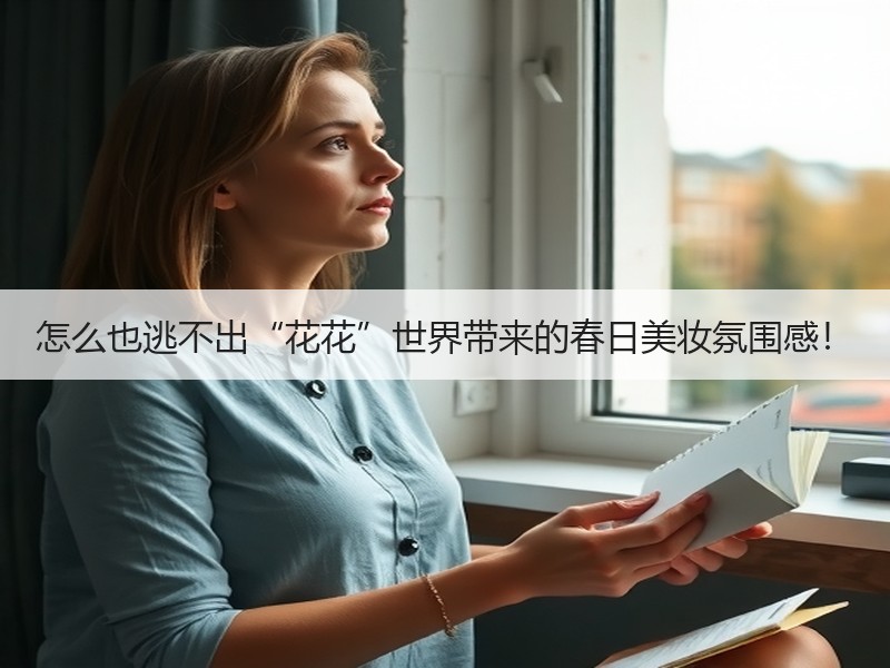 怎么也逃不出“花花”世界带来的春日美妆氛围感！