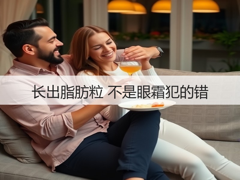 长出脂肪粒 不是眼霜犯的错