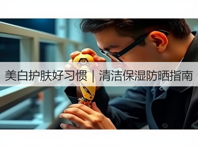 美白护肤好习惯｜清洁保湿防晒指南(图2)