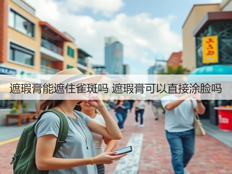 遮瑕膏能遮住雀斑吗 遮瑕膏可以直接涂脸吗