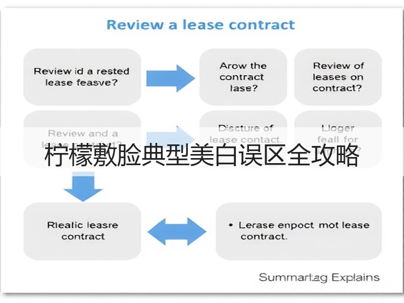 柠檬敷脸典型美白误区全攻略