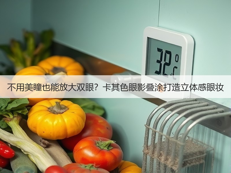 不用美瞳也能放大双眼？卡其色眼影叠涂打造立体感眼妆