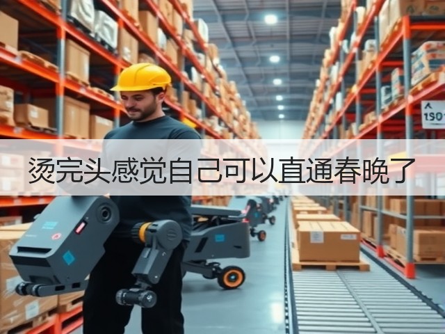 烫完头感觉自己可以直通春晚了(图1)