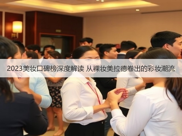 2023美妆口碑榜深度解读 从裸妆美拉德卷出的彩妆潮流(图1)