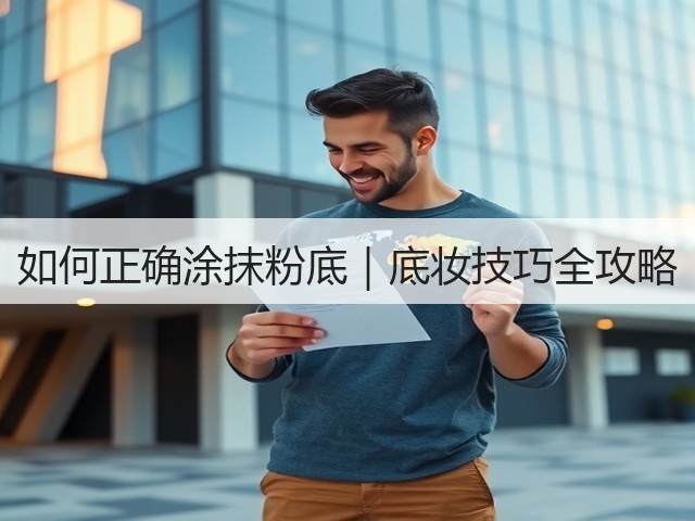 如何正确涂抹粉底｜底妆技巧全攻略(图2)