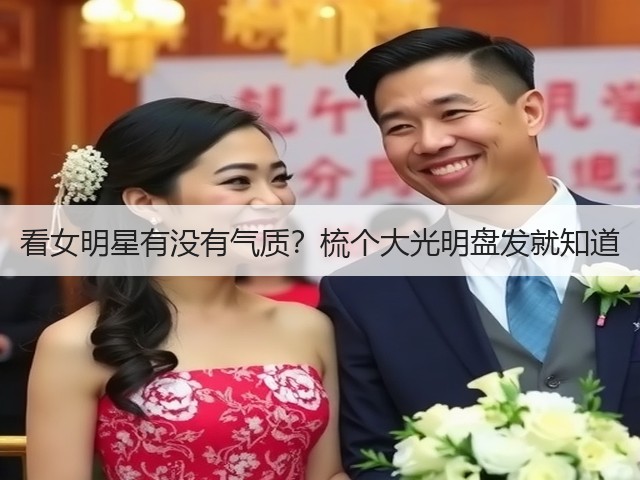 看女明星有没有气质？梳个大光明盘发就知道(图2)