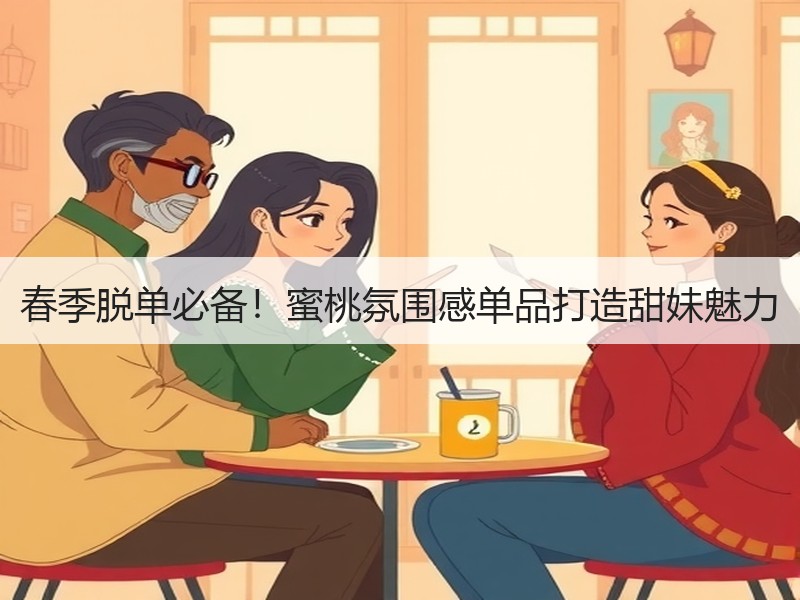 春季脱单必备！蜜桃氛围感单品打造甜妹魅力