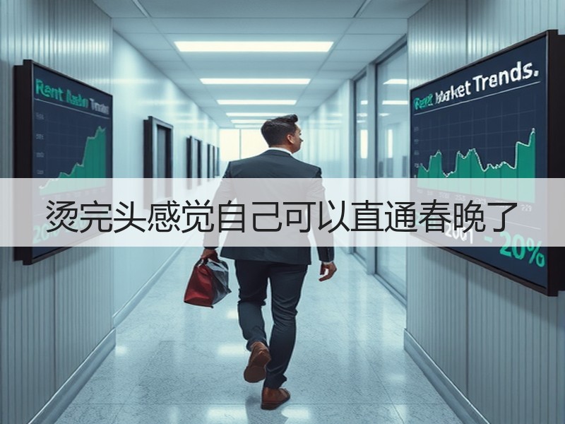 烫完头感觉自己可以直通春晚了