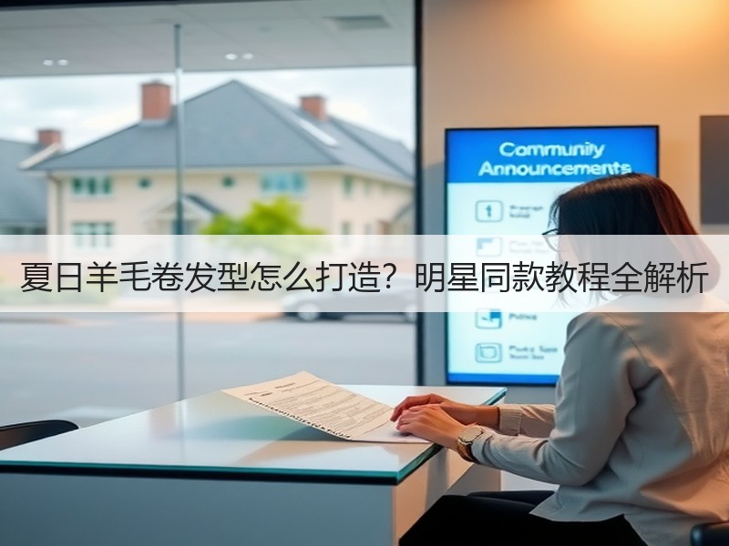 夏日羊毛卷发型怎么打造？明星同款教程全解析